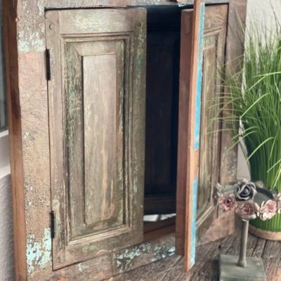 Spiegel Fenster Teakholz