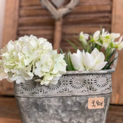 Pflanztopf Shabby chic eckig